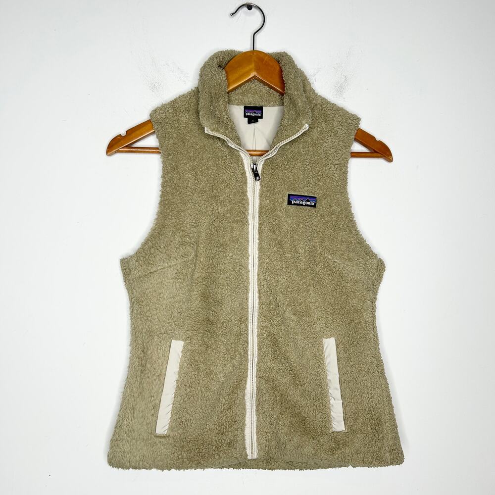 PATAGONIA Los Gatos Fleece Vest Womens Small Gorpcore Winter Sustainable Teddy - Picture 6 of 9